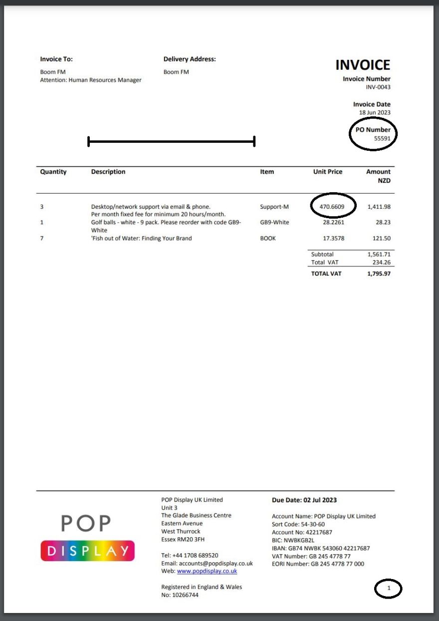 Custom Layout with Format Changes